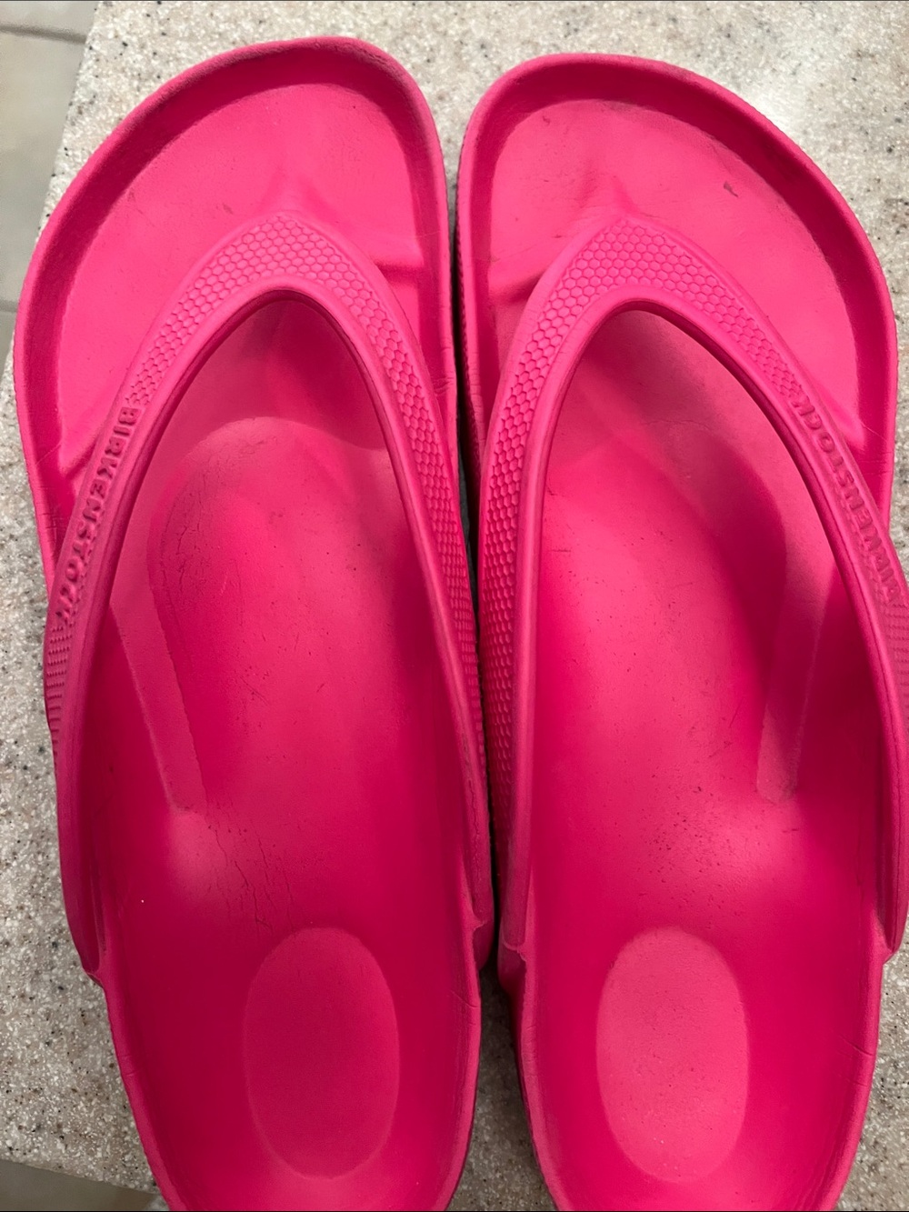 Birkenstock Women's Bright Pink Slip-On Sandals